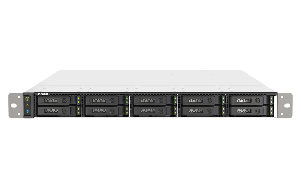 NAS Rack 1U QNAP SSD U.2 NVMe PCIe Gen4 AMD EPYC 64GB QuTS hero