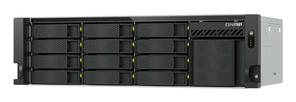 NAS Rack 3U QNAP Intel Atom C5125 8GB DDR4 16 Einschuebe 10GbE