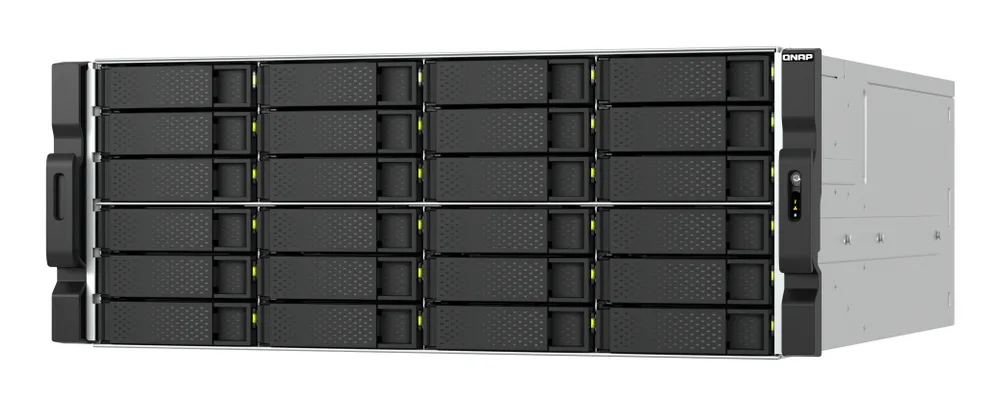 NAS Rack QNAP 4U AMD Ryzen 7 PRO 32GB DDR5 24 Einschübe ZFS