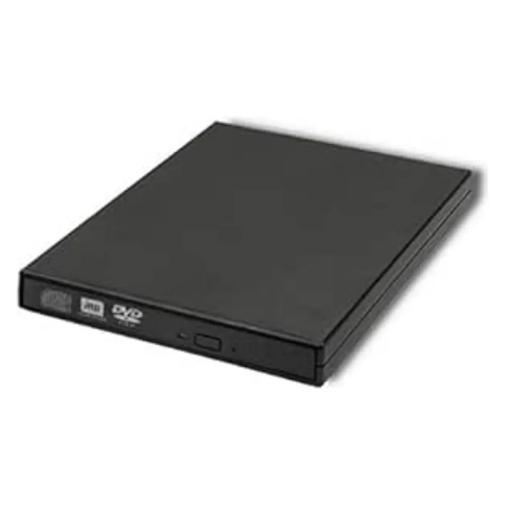 Externer DVD-RW Brenner Qoltec 51858 USB 2.0 eSATA schwarz Tray