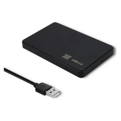 Qoltec Externes Festplattengehäuse HDD/SSD 2,5" SATA3 USB 2.0 Schwarz