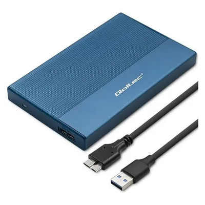 Qoltec Gehäuse für SSD HDD 2.5, SATA, USB 3.0, 2TB