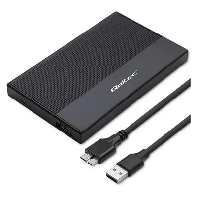 Qoltec Gehäuse für SSD HDD 2,5"