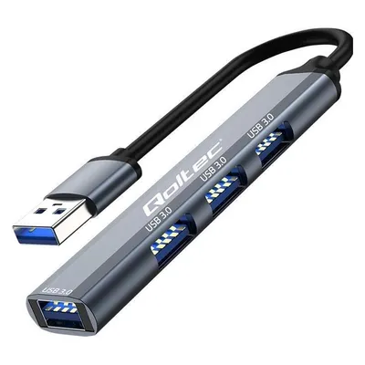 Qoltec Hub Adapter USB 3.0 4w1 4x USB 3.0