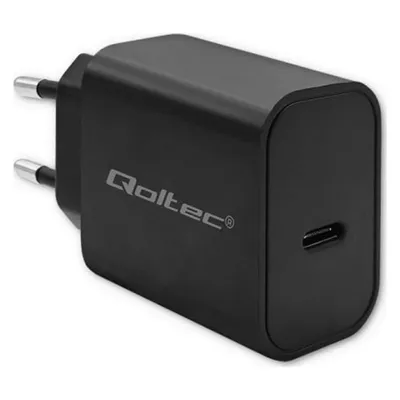 Qoltec Super Schnell PD-Ladegerät USB C, 20W, 5–12V
