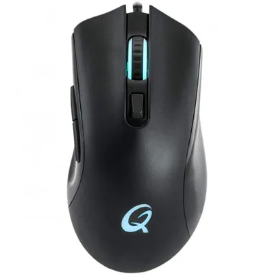 QPad DX120 Gaming-Maus 12000 DPI Schwarz
