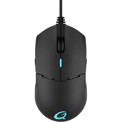 QPad DX700 Gaming-Maus 16000 DPI Schwarz