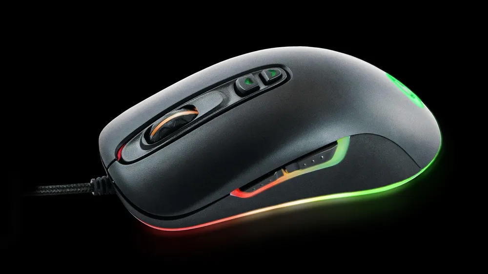 DX80 schwarz Gaming-Maus