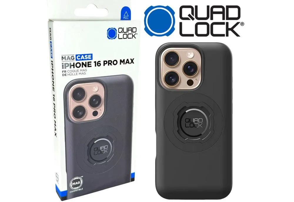 Quad Lock Handyhülle QUAD LOCK MAG Case Handy Schutz Hülle passend für iPhone 16 Pro Max