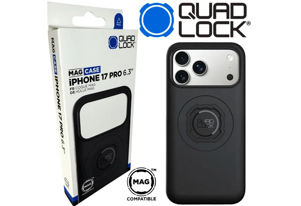 Quad Lock Handyhülle QUAD LOCK MAG Case Handy Schutz Hülle Halter passend für iPhone 17 Pro