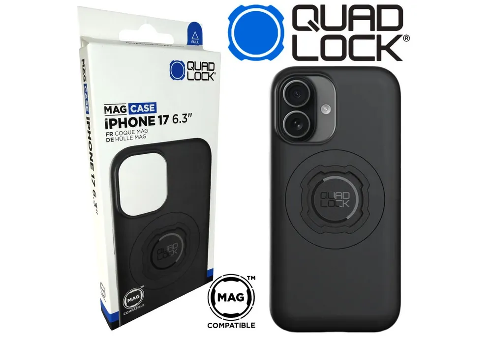 Quad Lock Handyhülle QUAD LOCK MAG Case Handy Schutz Hülle Halter passend für iPhone 17
