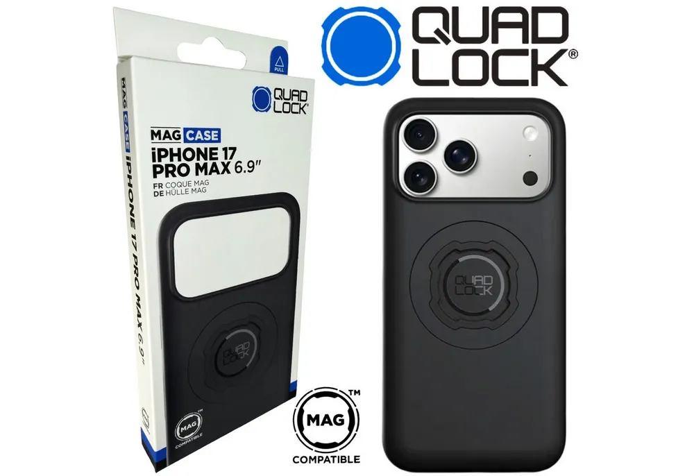 Quad Lock Handyhülle QUAD LOCK MAG Case Handy Schutz Hülle Halter für iPhone 17 Pro Max