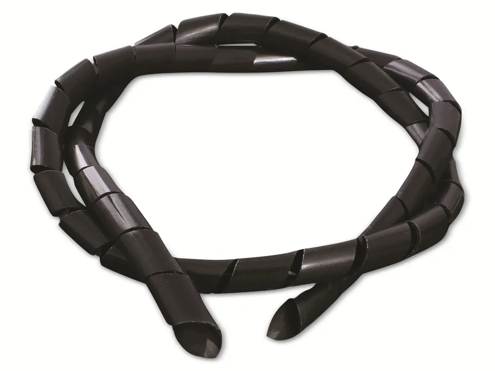 QUADRIOS Spiralschlauch 2111C145, schwarz, 10 m