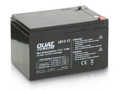 QUATPOWER Blei-Akkumulator LB12-12, 12 V-/12 Ah