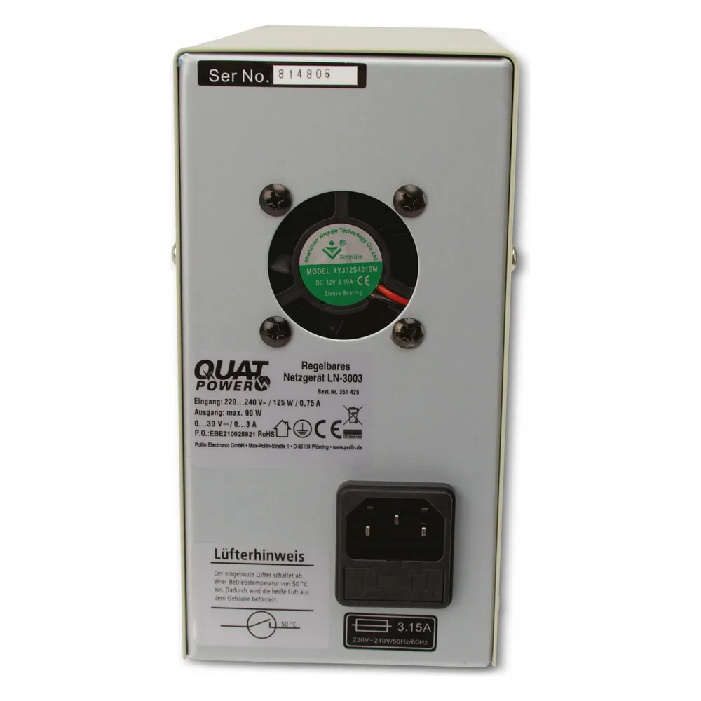 QUATPOWER Regelbares Labornetzgerät LN-3003