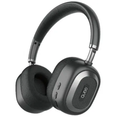 Kopfhörer Qubo HD-100 kabellos Bluetooth 5.4 mit Mikrofon und TF-Karten-Support Schwarz