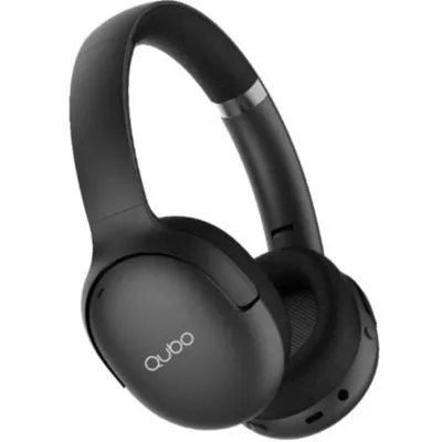 Kopfhörer Qubo HD-400 Wireless Bluetooth ANC mit Mikrofon und USB-C Schwarz