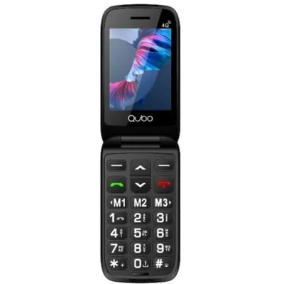 Qubo P-221RD 4G 2,8" Dual SIM SOS-Taste Rot