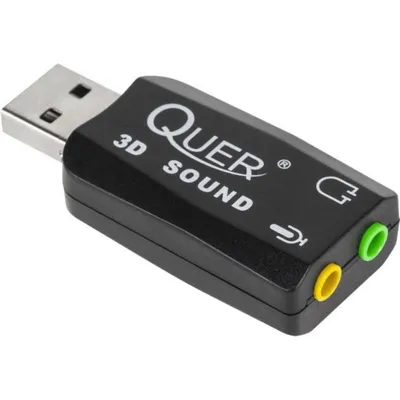 USB-Soundkarte Quer KOM0638 5.1 Virtuell