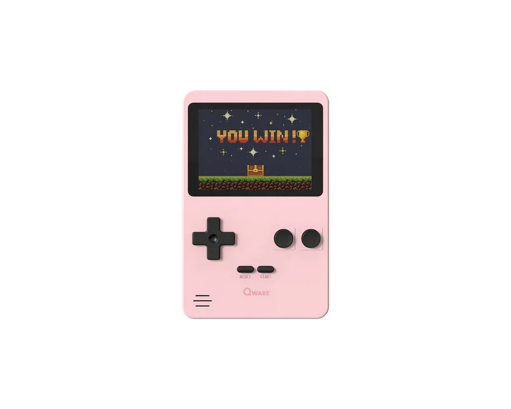 Qware Gaming Retro Spielkonsole Handheld 240 Spiele für unterwegs