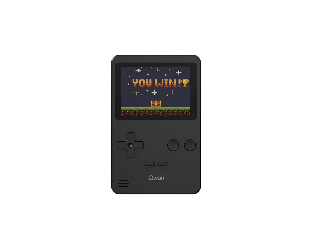 Qware Gaming Retro Spielkonsole Handheld 240 Spiele für unterwegs