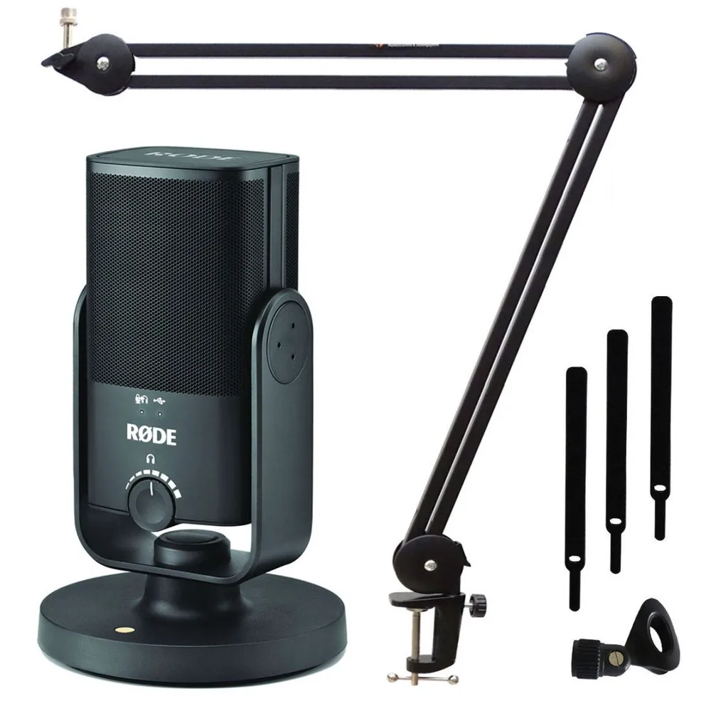 RØDE Mikrofon Rode NT-USB MINI USB-Mikrofon mit MS138 Mikrofonarm