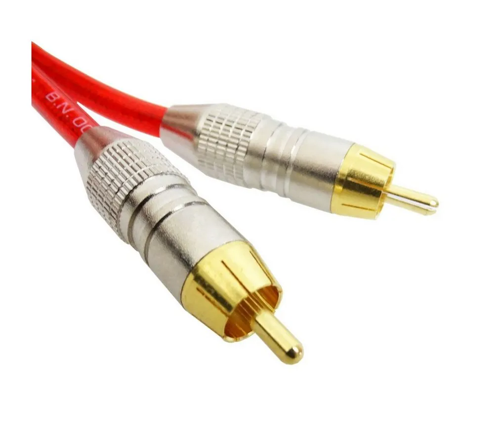 RØDE Rode Cinch-Kabel RCA Kabel 2x Stecker Rot 3m Audio-Kabel, (300 cm), RCA / Cinch-Kabel