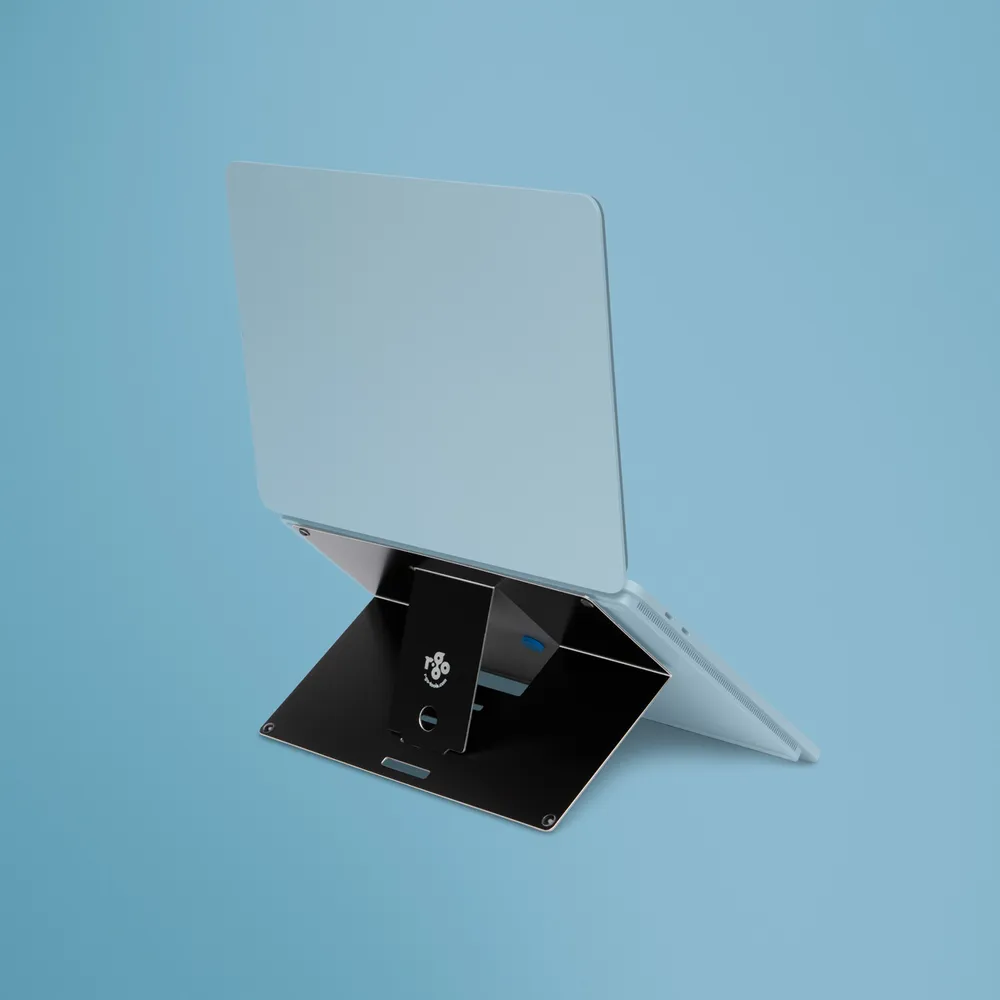 R-GO Tools R-Go Riser Attachable Tragbarer Verstellbarer Laptop-Ständer 10 bis 22" Max 5Kg