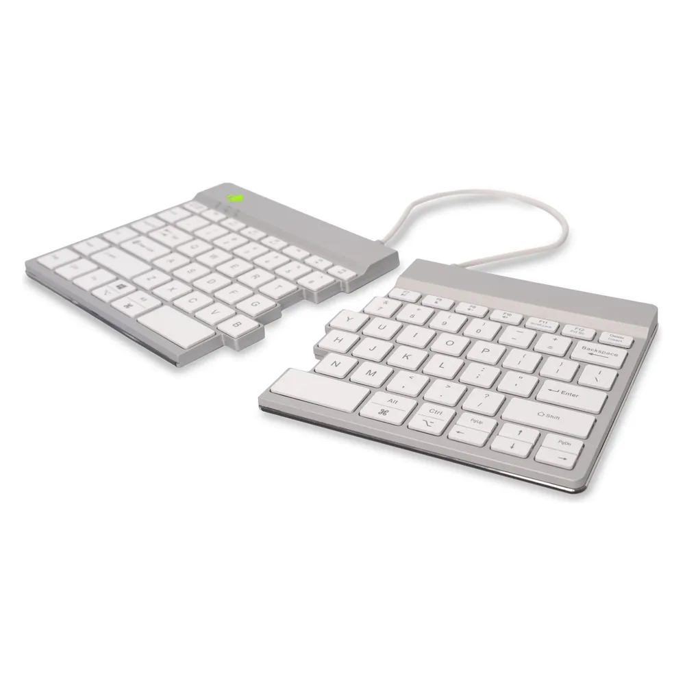 R-Go Tools R-Go Tastatur Split Break US-Layout Bluetooth weiss