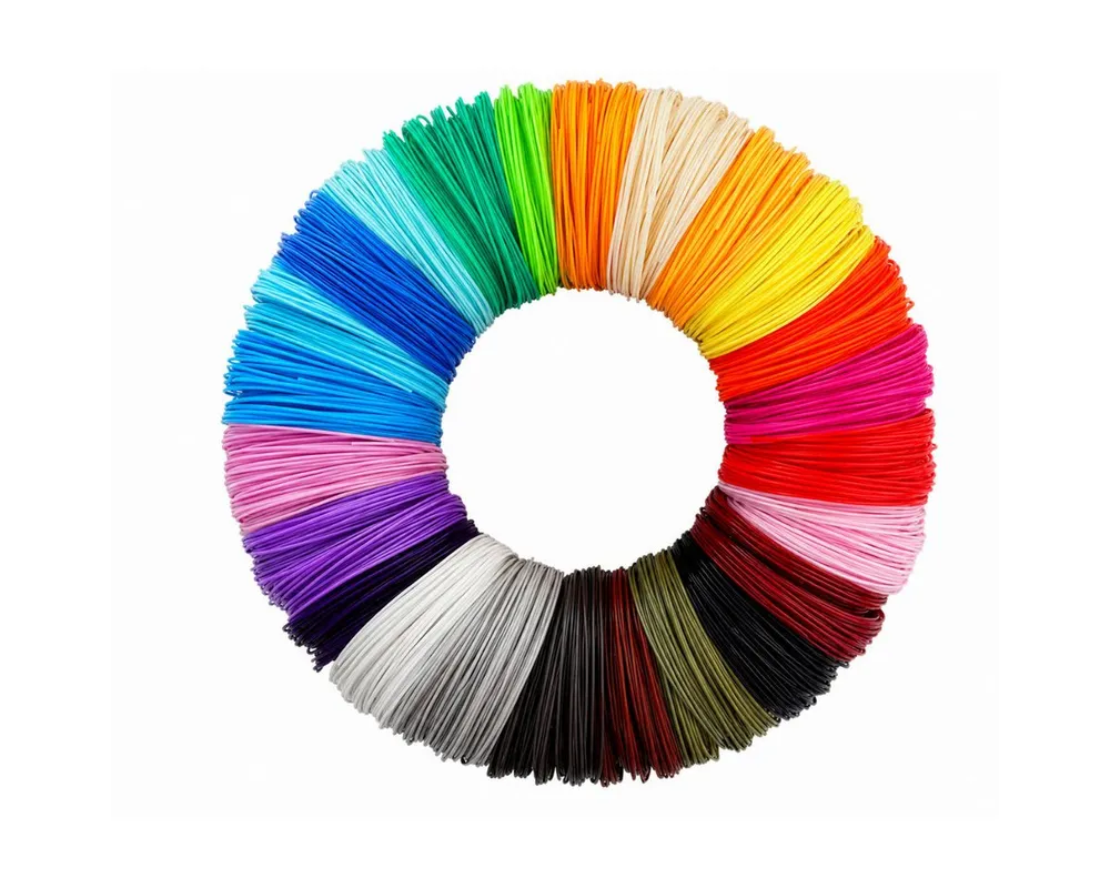 R2 Invest 3D-Drucker-Stift Filament Nachfüllset für 3D Stifte 100 m PLA Mehrfarbig 1,75 mm