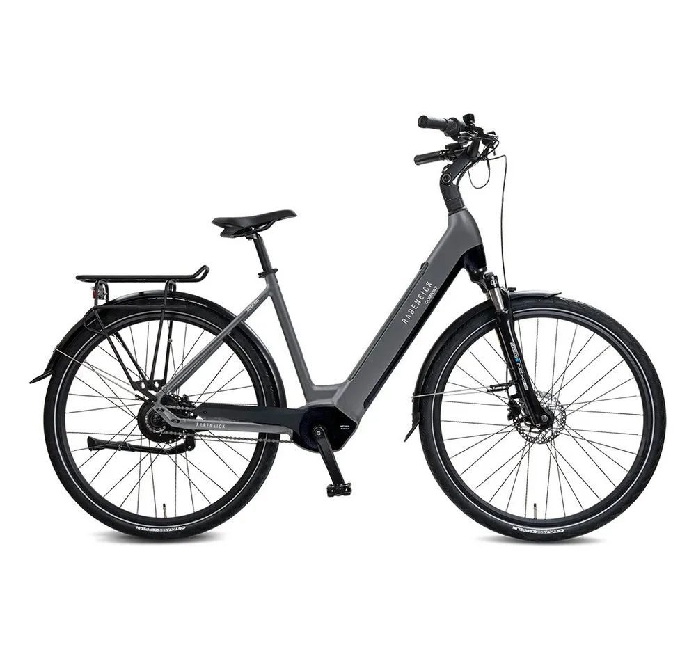 Rabeneick E-Bike Cityrad Rabeneick Comfort 28 Zoll Damen Cityrad, Enviolo Schaltung,Mittelmotor, Enviolo HD-148 Schaltwerk, Mittelmotor, 522 Wh, 522Wh Akku, stufenlos, Shimano Scheibenbremsen, MIK-Gepäckträger