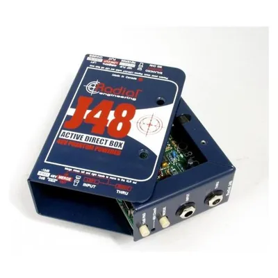 Radial J48-MK2 actieve DI box phantom powered