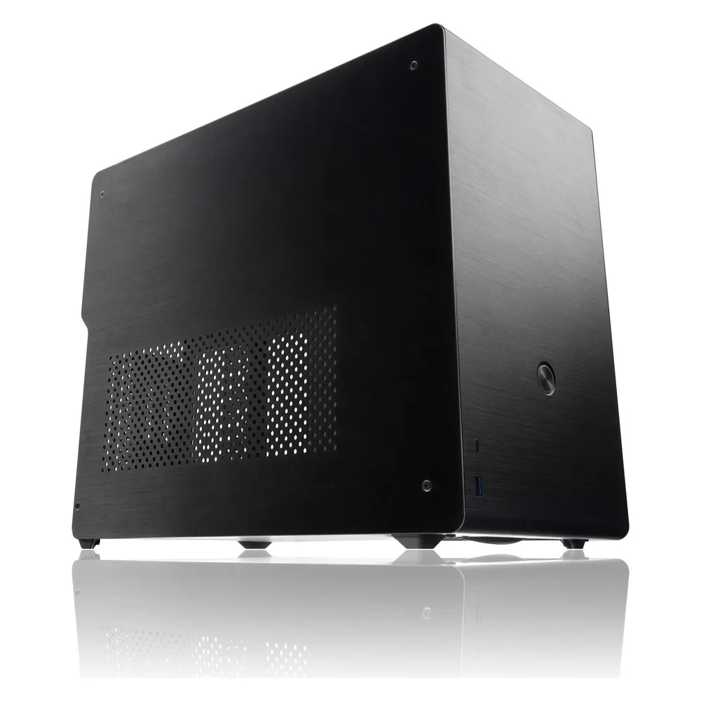 PC-Gehäuse RAIJINTEK Ophion M Evo ALS Micro ATX/Mini-ITX Aluminium Gehärtetes Glas Schwarz