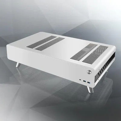 Mini Tower RAIJINTEK Pan Slim ITX Weiss Aluminium Gaming