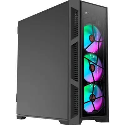 PC-Gehäuse RAIJINTEK PONOS ULTRA TG4 Midi Tower E-ATX Mesh Fenster