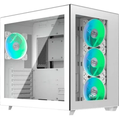 ATX PC-Gehäuse RAIJINTEK PAEAN C7 TG4 Weiß mit Glasfront