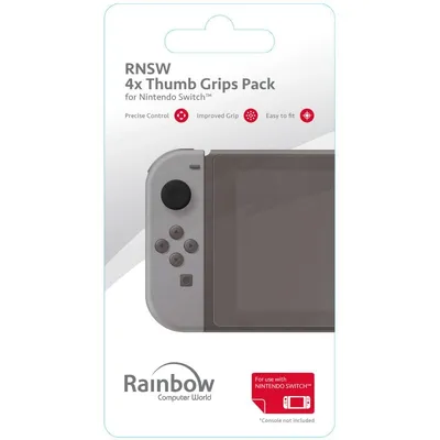 Rainbow Pack 4x Daumengriffe für Nintendo Switch