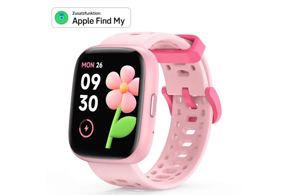 Ralio Smartwatch Kinder als Geschenk für kinder, Kompatibel mit Android/iOS Smartwatch (1.83 Zoll) Kinderuhren mit Apple Wo ist?", Spielen und 80+ Sportmodi, Sportwatch mit Schrittzähler, Wecker, IP68 Wasserdicht, Fitness Tracker mit Herzfrequenz, Kalorien, Schritt, Schlafanalyse