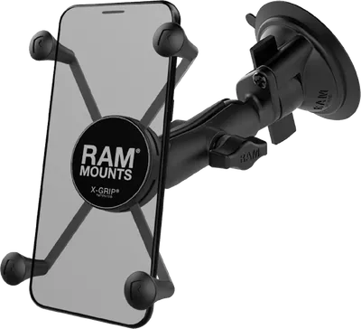 RAM Mounts Universal-Telefonhalter Auto Saugnapf Windschutzscheibe/Armaturenbrett Groß