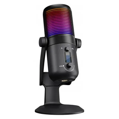 Mikrofon Rampage Diyez USB-C kardioid und omnidirektional mit RGB Touchsteuerung