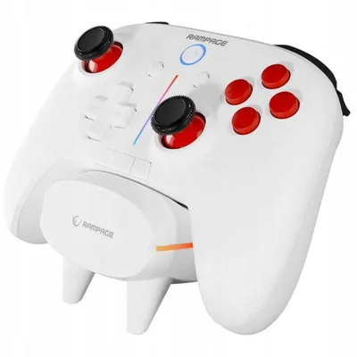 Gaming-Controller Rampage Hydra Pro weiß mit Ladestation