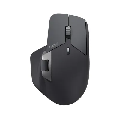 Rapoo Kabellose Maus, 4000 DPI, Bluetooth, Multi-Mode, kabelloses Laden, Schwarz