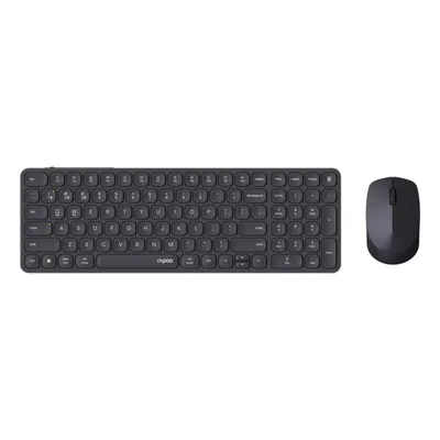 Tastatur Rapoo 9710M kabellos QWERTZ mit Maus und Dual-Konnektivität