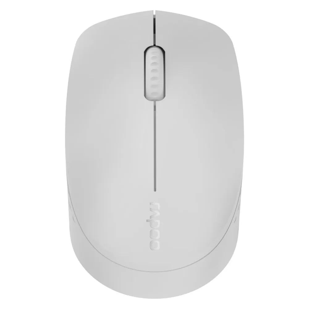 Kabellose lautlose Multi-Mode-Maus "M100 Silent", hellgrau