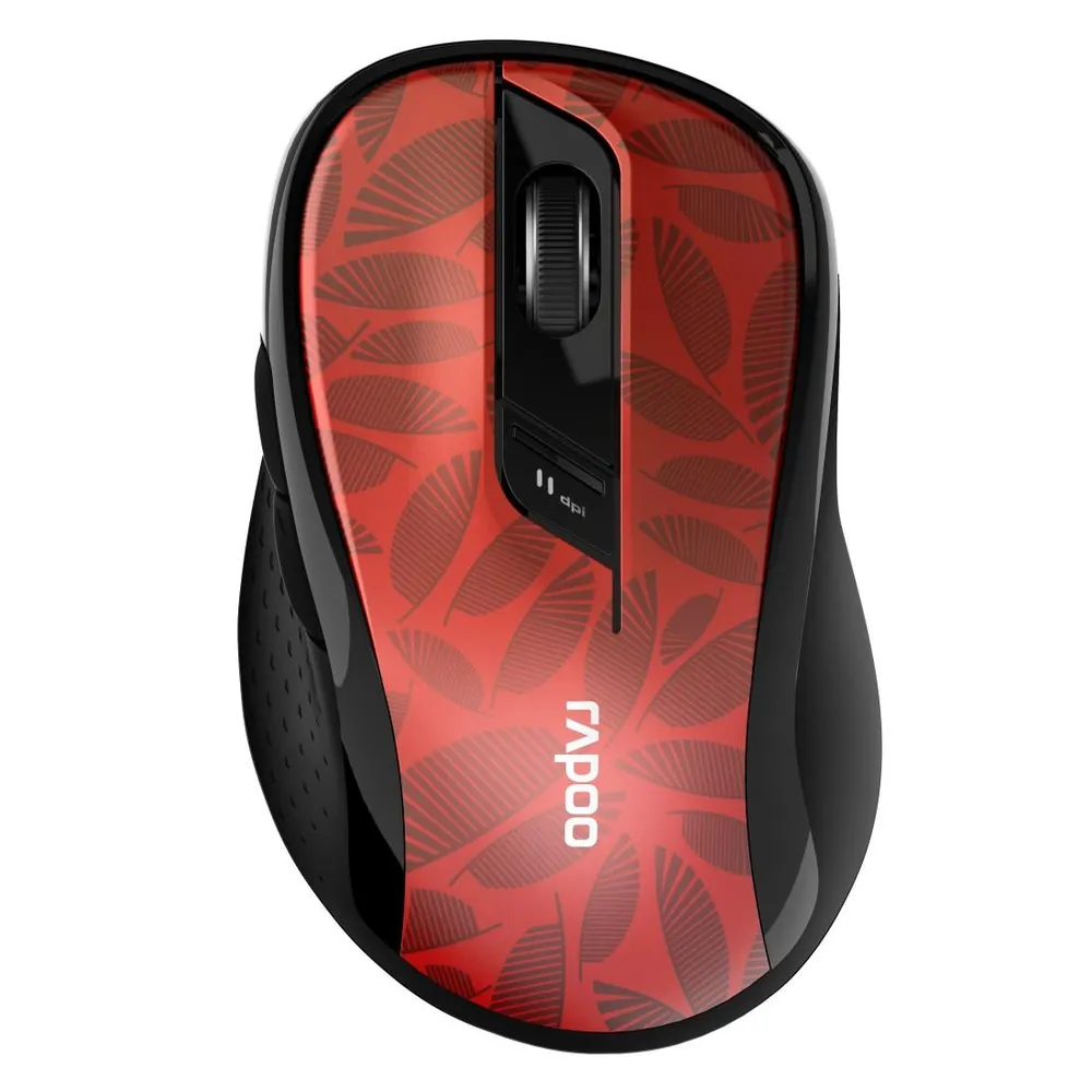 "Kabellose lautlose Multi-Mode-Maus ""M500"", Dunkelrot (00184543)"