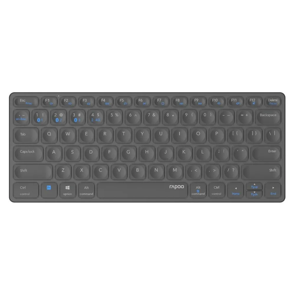 "Kabellose Multimodus-Tastatur ""E9600M"", Dunkelgrau, QWERTZ (00217359)"