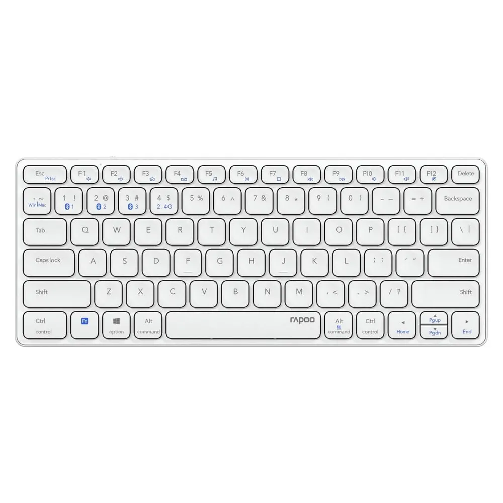 "Kabellose Multimodus-Tastatur ""E9600M"", Weiß, QWERTZ (00217362)"