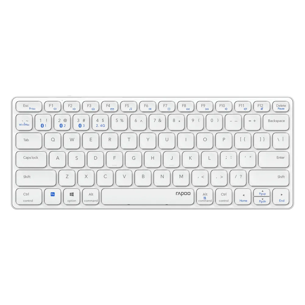 Kabellose Multimodus-Tastatur "E9600M", Weiß, QWERTZ