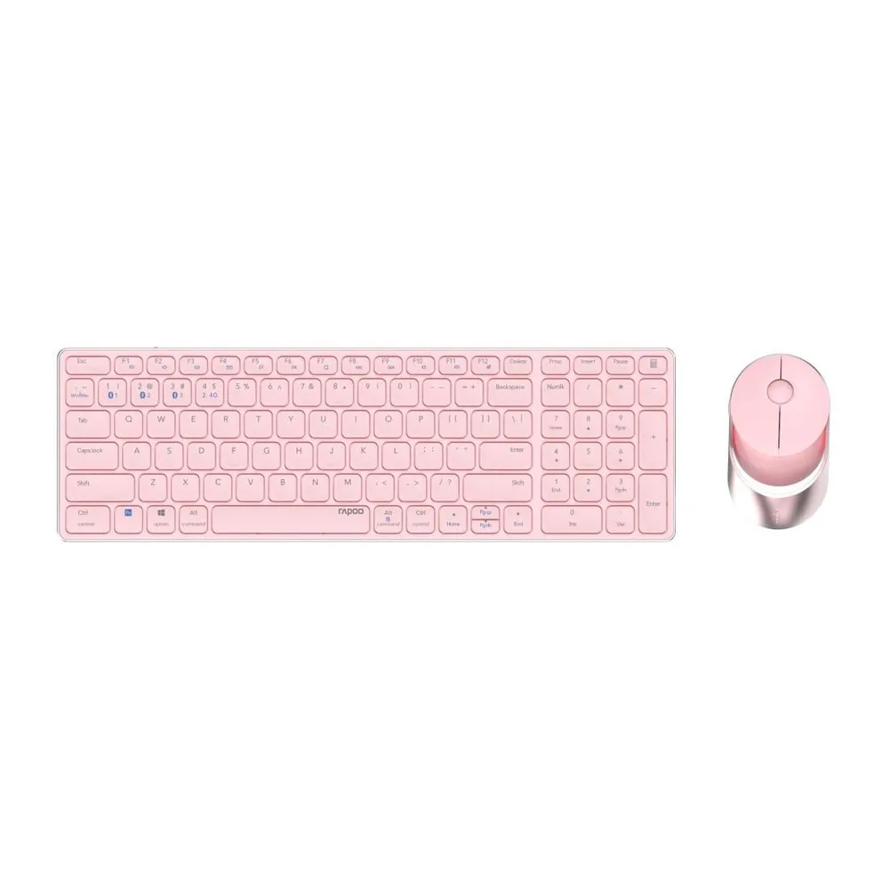 "Kabelloses Multi-Mode-Deskset ""9750M"", Pink, QWERTZ (00215376)"