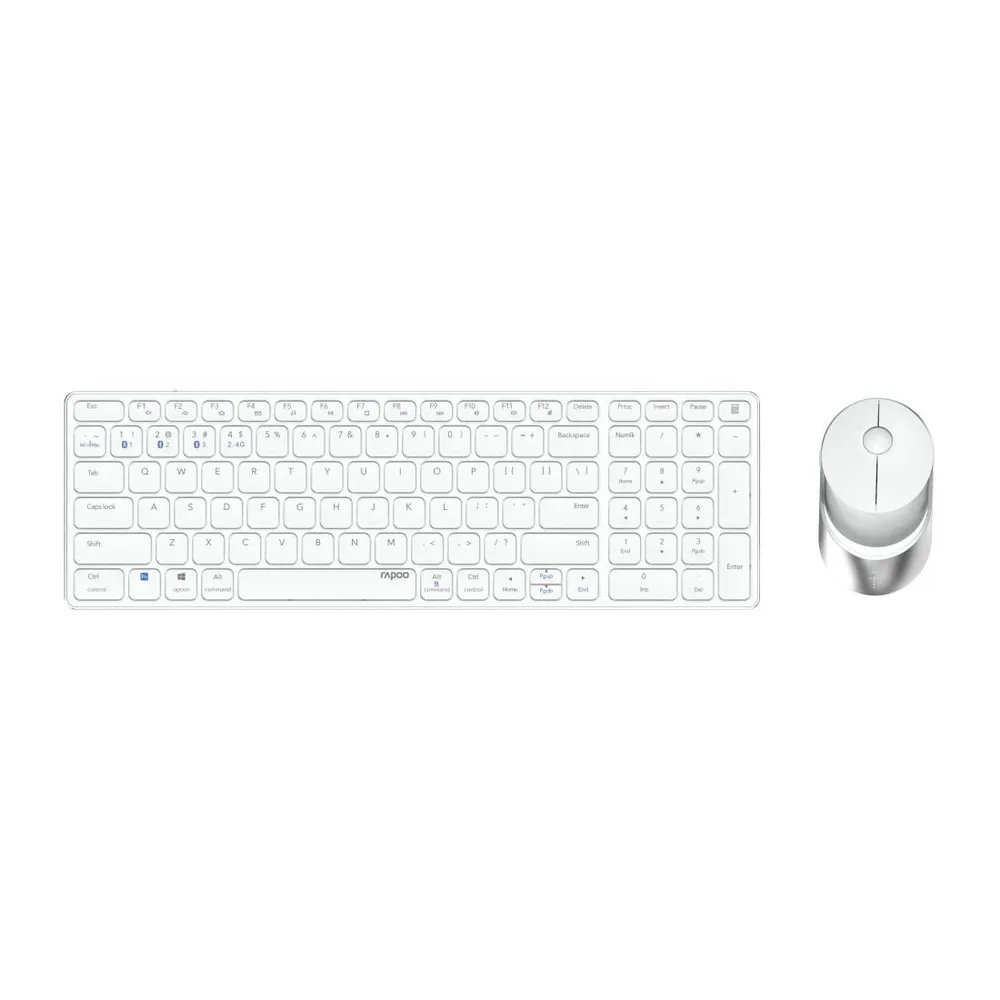"Kabelloses Multi-Mode-Deskset ""9750M"", Weiß, QWERTZ (00215375)"